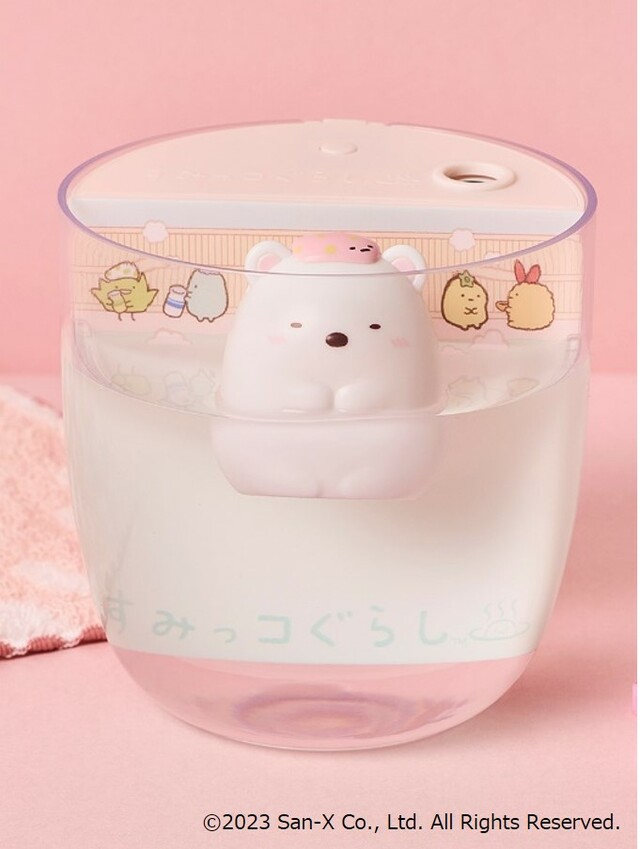 すみっコぐらし ぷかぷか加湿器BOOK しろくまver　価格：3,069円(税込)