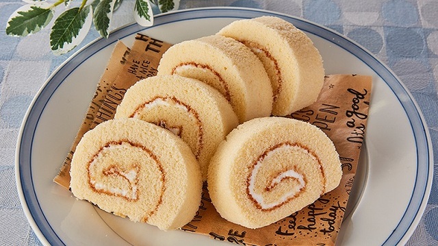ミルク風味のスイスロール