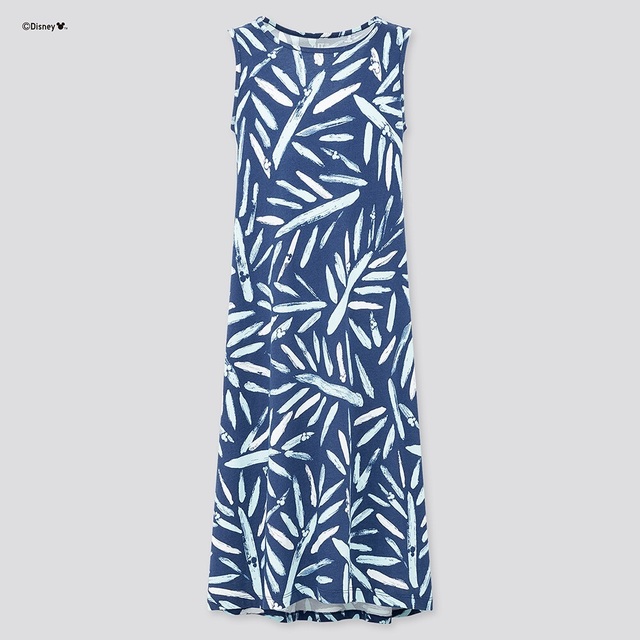 【GIRLS】ミッキー アロハ ワンピース（ノースリーブ）¥1,500