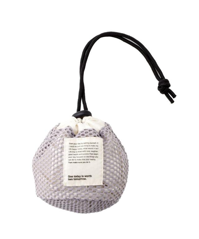 【3COINSの2024年秋の売れ筋バッグランキング 5位】「ネットポケットエコBAG」550円（税込）