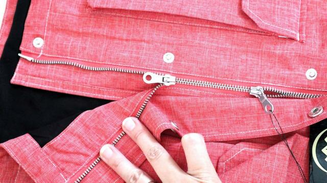 【ワークマン フレイムテックマウンテンザックライトウォームレイン】上下開きファスナー