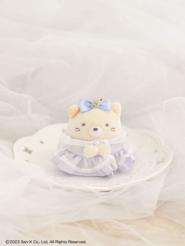 【Maison de FLEUR×すみっコぐらし】「バッグチャーム ねこ」￥2,860