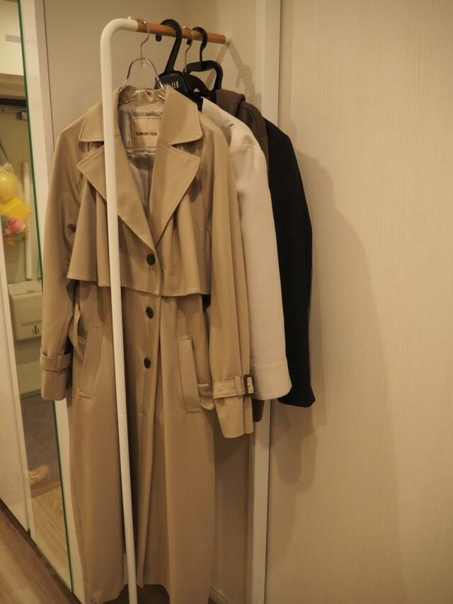 【山崎実業 (Yamazaki) スリムコートハンガー タワー】選びやすく、ちょうど良い量です。