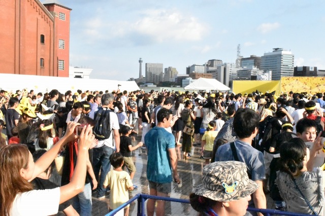 お父さんびしょ濡れ！