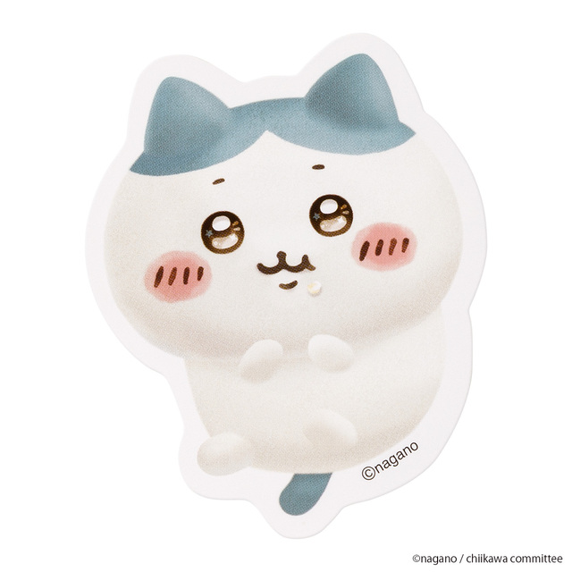 クッキーサンド18枚入にランダムでついてくるオリジナルステッカー　ハチワレ【ちいかわ×東京ばな奈】