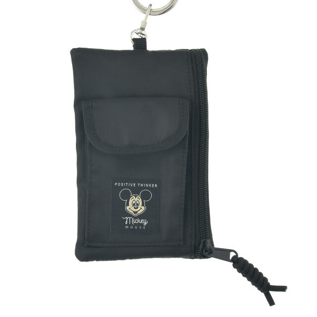 ミッキー ミニショルダーバッグ カラビナ付き ブラック パラコード Casual Bag 3,300円