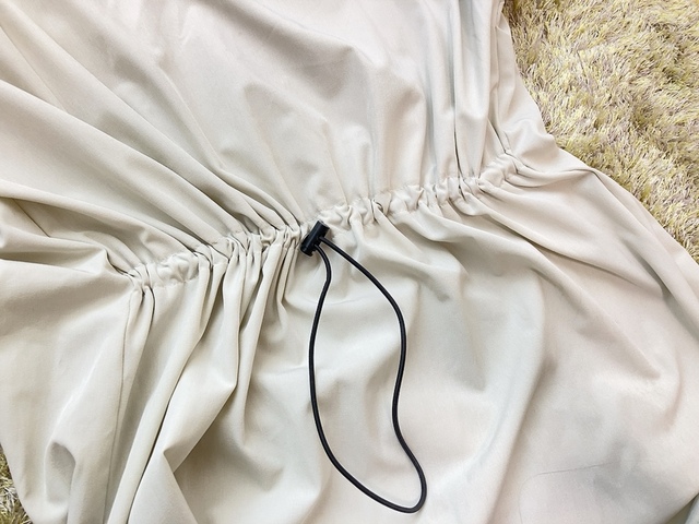 【ワークマン レディースハイストレッチUVリラックスワンピース】自分好みのシルエットに変えられる