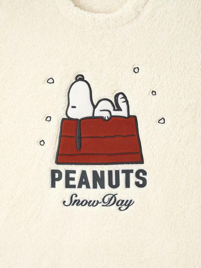 GU マシュマロフィールラウンジセット(長袖) Peanuts ¥3,990