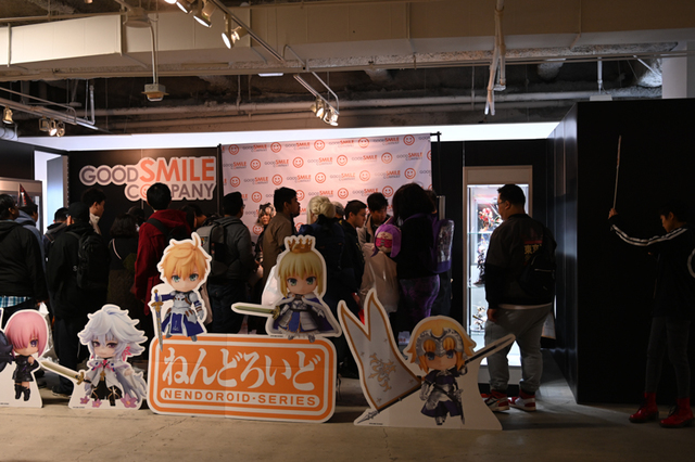 グッドスマイルカンパニーのブースでは『FGO』フィギュアの物販が大人気