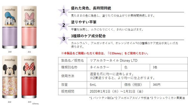 リアルカラーネイル Disney LTD