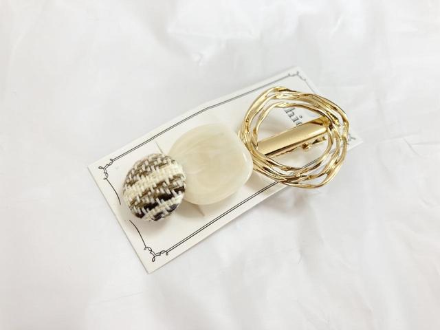 【3COINS】華やかスタイルにおすすめなヘアクリップ