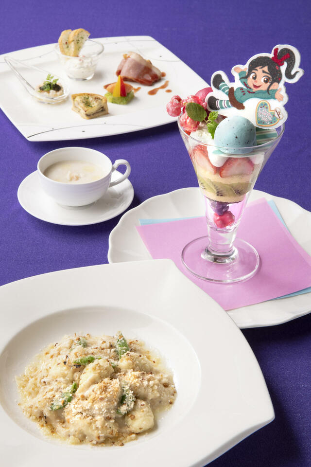 ドリーマーズ・ラウンジ　ディズニー・パルパルーザ“ヴァネロペのスウィーツ・ポップ・ワールド” パスタセット