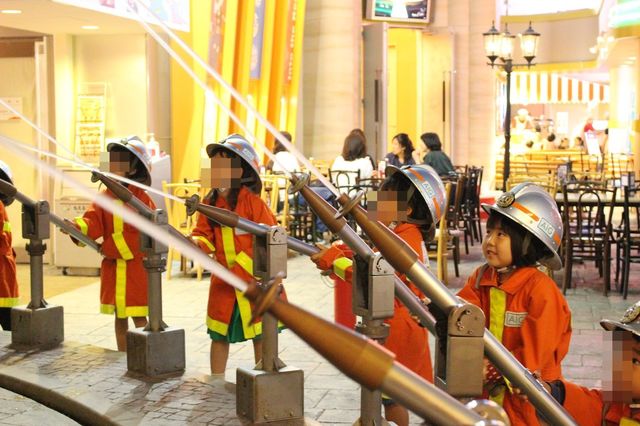 火が消えて笑顔に！　仕事を通してこどもも成長します！