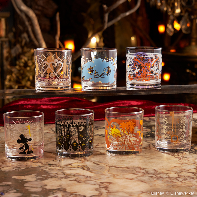 一番くじ ＫＩＮＧＤＯＭ ＨＥＡＲＴＳ～２０ｔｈ Ａｎｎｉｖｅｒｓａｒｙ～・G賞：グラス (全7種) 約8cm