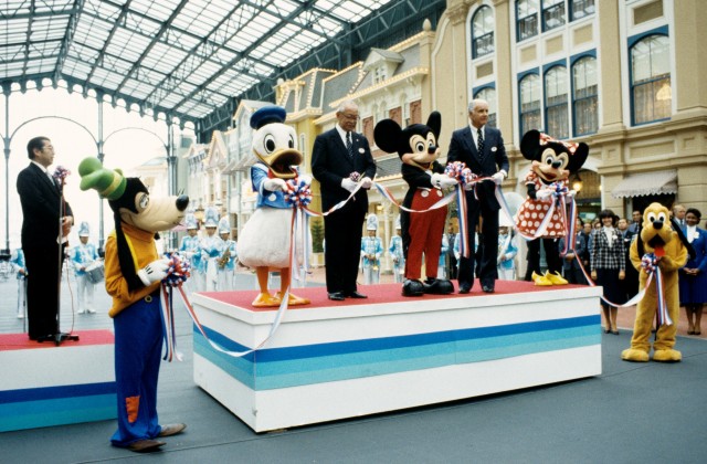 貴重 東京ディズニーランド オープン前 プレゼンテーションパネル-