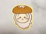 【ちいかわ ダイカットステッカー】ラスト7個目は「うさぎ（どんこ）」でした！きのこシリーズをコンプリート♪