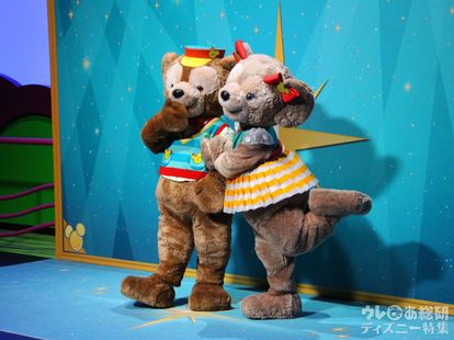 フランスパリディズニーのダッフィー&シェリーメイ ディズニーランド・パリ「Disney FanDaze」TDSでは会えないダッフィー