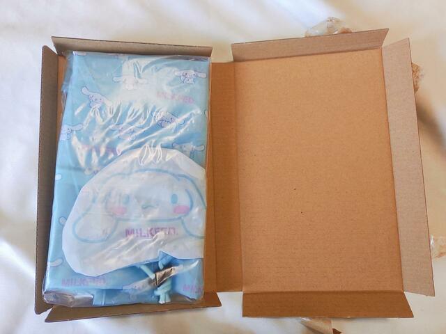 丁寧に梱包されている