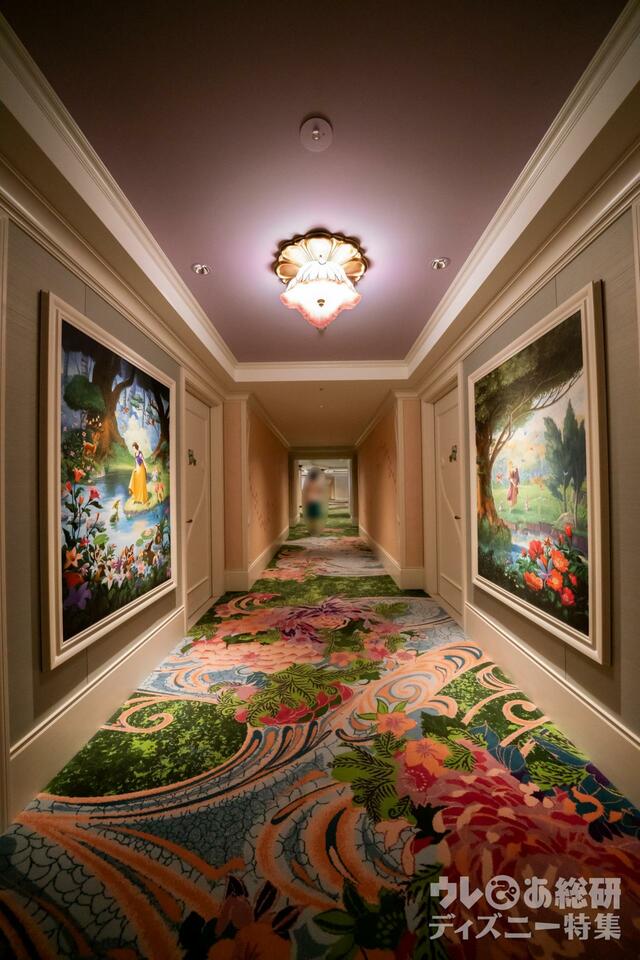 【東京ディズニーシー・ファンタジースプリングスホテル】ファンタジーシャトー/廊下