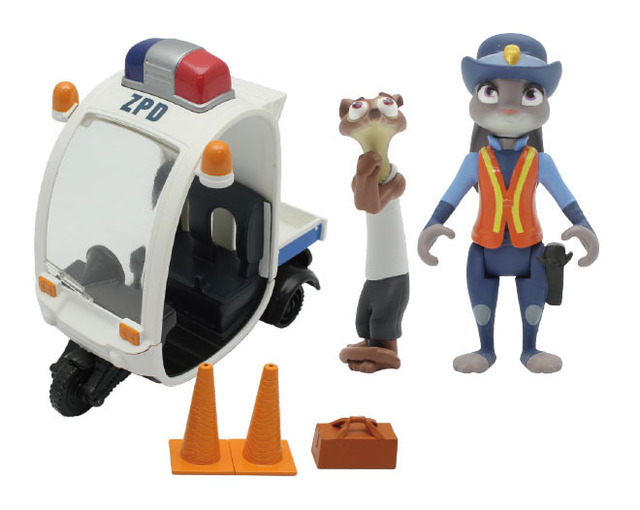 ズートピア　なかよしコレクション　ジュディのミニパトカー