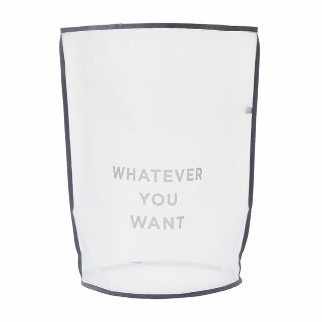 【Francfranc（フランフラン）】クラルテ メッシュバスケット  ホワイト Lサイズ