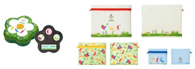 「ゴディバ meets ピクミン アソートメント 4粒入 With 3ピース ポーチセット」＜価格：3,300円（税込）＞【ゴディバが「ピクミン」＆「どうぶつの森」がバレンタインコラボ！“花モチーフ”の限定チョコレート登場！】