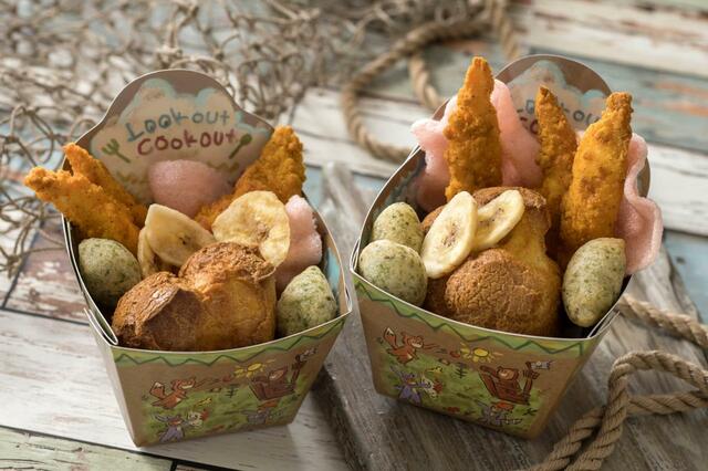 ロストキッズスナックボックス(レモンティーチキン) 900円|ルックアウト・クックアウト|「ピーターパンのネバーランド」内レストラン|東京ディズニーシー「ファンタジースプリングス」メニュー