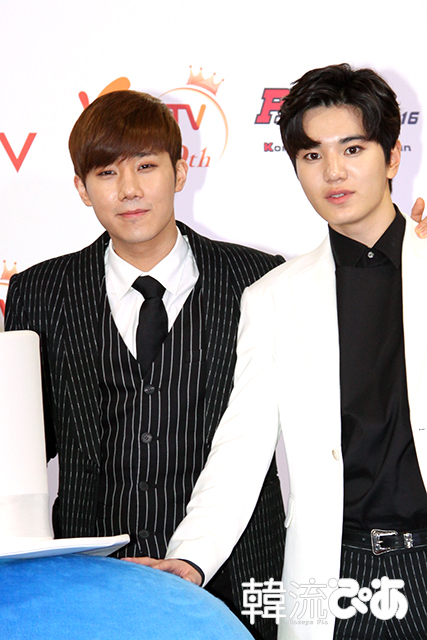 INFINITEソンギュとソンジョン　4月24日＠千葉・幕張メッセ「Power of K 2016～Korea TV Fes in Japan」　©Digital Adventure