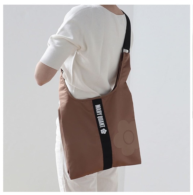 【マリークヮント　新柄エコバッグ】手持ち、肩掛け、ななめ掛けの3wayで使えて超便利♪