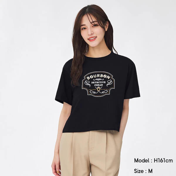 【GU】グラフィックT(半袖) Detective Conan 2(名探偵コナン)(バーボン)(安室透)/¥990