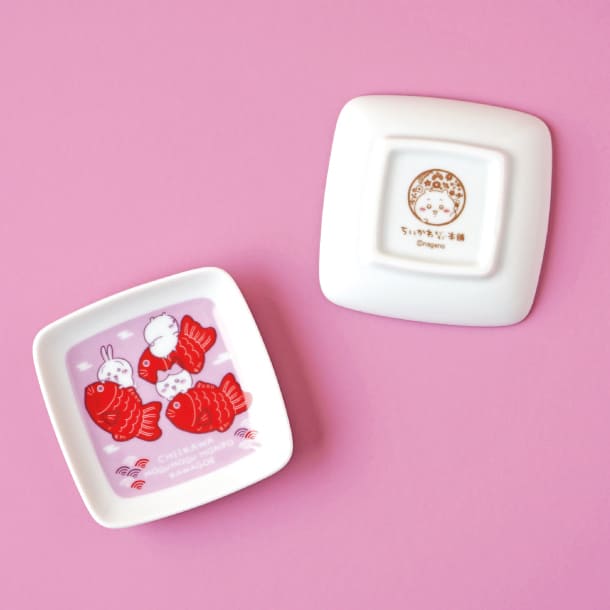 【ちいかわもぐもぐ本舗 川越店】川越限定 豆皿　990円