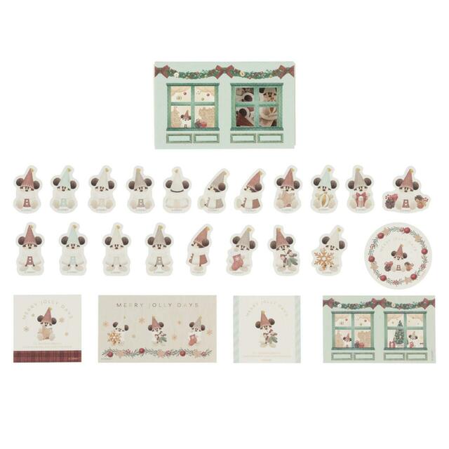 シールセット 1,000円|東京ディズニーリゾート「ディズニー・クリスマス」スペシャルグッズ|販売店舗:東京ディズニーランド「ディズニー&カンパニー」、東京ディズニーシー「エンポーリオ」|発売日:2025年11月10日(月)