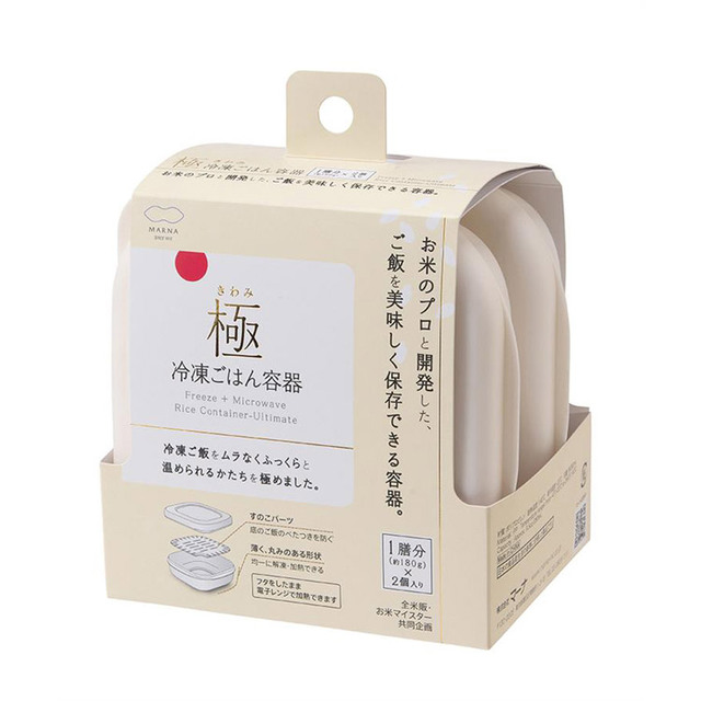 【ロフト「キッチン便利グッズ」売上ランキング 1位】「極 冷凍ごはん容器2個入り（マーナ）」1,078円（税込）