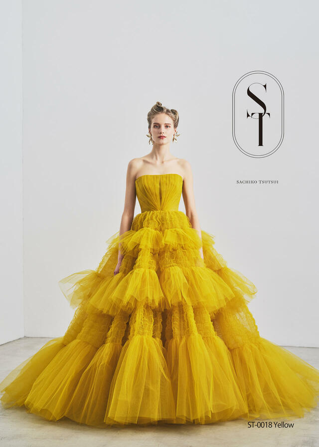 【クラウディア】ST新作ウェディングドレス｜ST-0018_Yellow