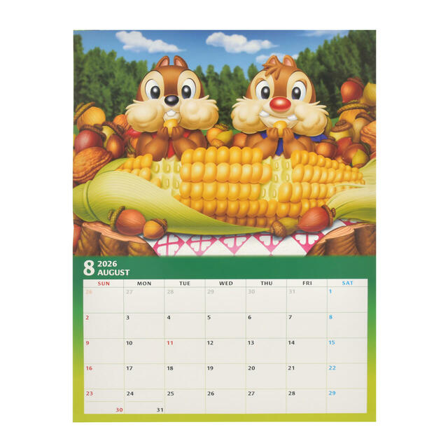 ミッキー＆フレンズ 壁掛けカレンダー CALENDAR＆ORGANIZER 2026 2,200円