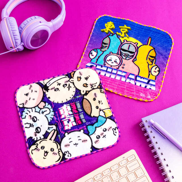 【ちいかわらんど 新宿店】「トーキョー ちいかわ ハンドタオル」2種　各770円