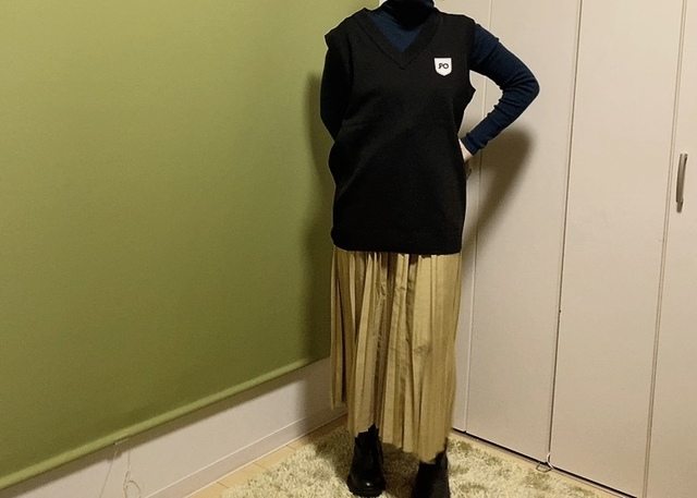 【ワークマン 動きFIT ニットゴルフベスト】ブーツを合わせればタウンユースにも