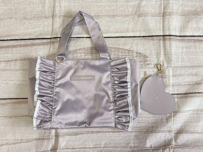 ★関税込★JILLSTUART★HEART チャーム MINI トートバッグ★ JILL by JILLSTUART - JILL by JILLSTUART ハートチャーム付き