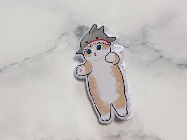 お目当ての13番のサメにゃんが登場…！