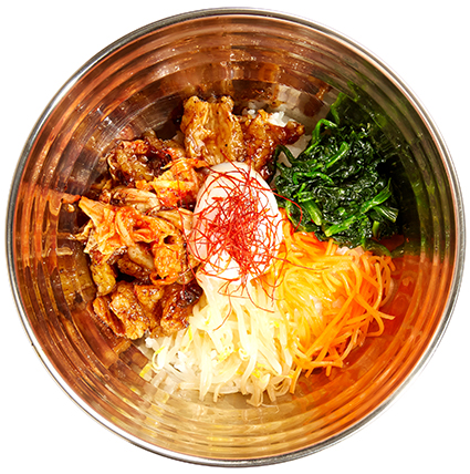 コリアン風　牛ホルモンビビンバ