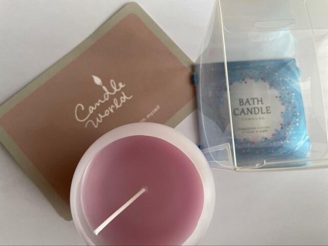 【ペガサスキャンドル ぷかぷかバスキャンドル】メッセージカードもつけられます