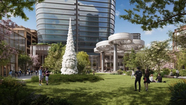 【麻布台ヒルズ】中央広場