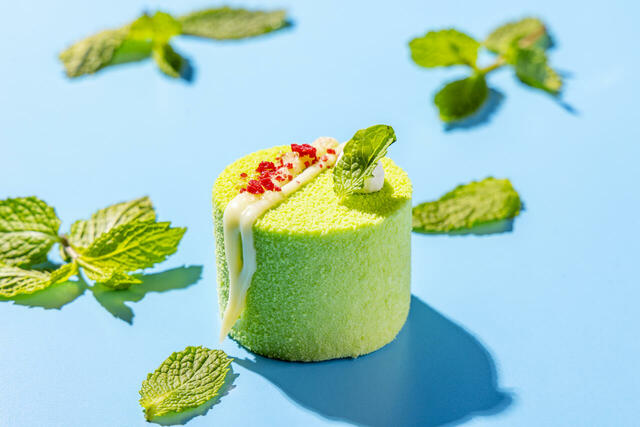 「ミント＆アボカドムース」【「キンプトン新宿東京」がサーティワンコラボとのアフタヌーンティー開催】