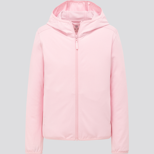 UPF40KIDS エアリズム UV カットメッシュパーカ（長袖）