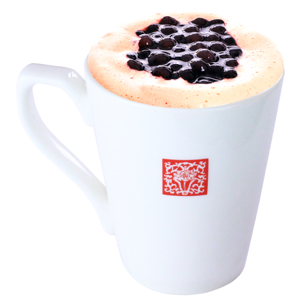 タピオカ小豆ミルクティーホット