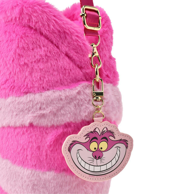 チェシャ猫 マルチポシェット しっぽ チャーム付き ピンク CHESHIRE CAT 4,000円