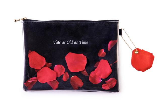 平ポーチ 2,300円|サイズ:W200mm×H145mm|劇団四季 ディズニーミュージカル『美女と野獣』東京ディズニーリゾート内舞浜アンフィシアター公演オリジナルグッズ