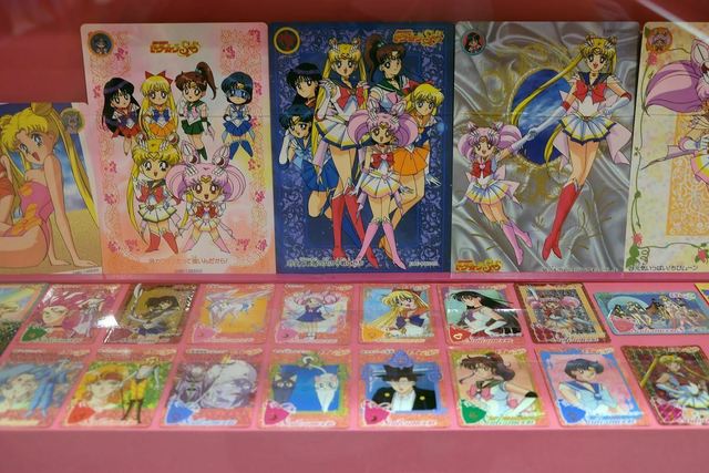 展示風景より コレクショングッズ展示のコーナー