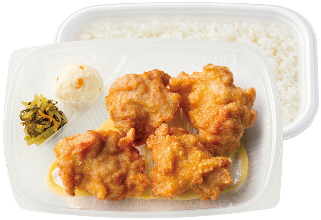 【ほっともっとの人気弁当ランキング 2位】「4コ入り から揚弁当」570円（税込）