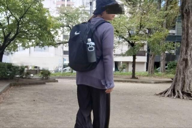 【NIKE（ナイキ） ブラジリア バックパック M】ジムや職場、駅などのコインロッカーにもすっぽり収まるちょうどいいサイズ感です◎
